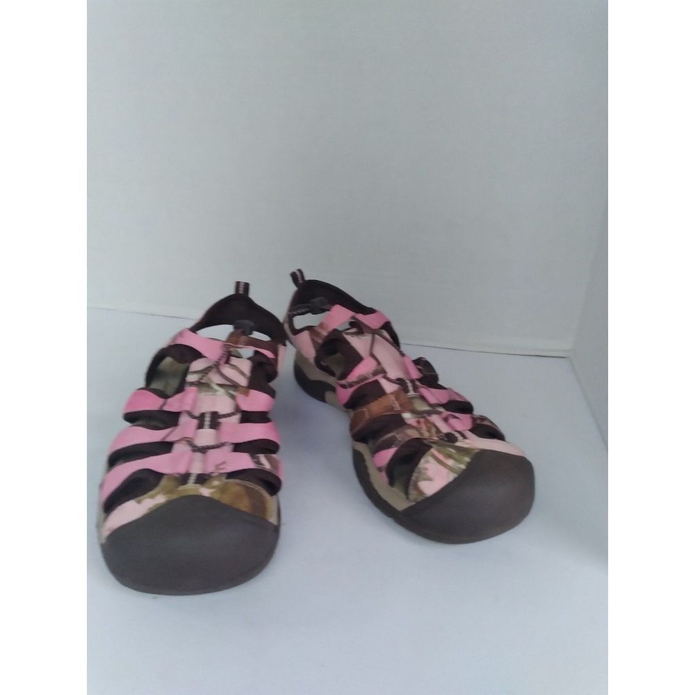 Camo Water Sandals Pink Strappy Fisherman Style Shoes